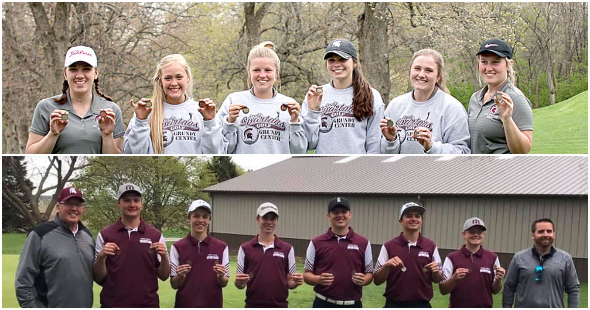 Grundy Center golf claims both NICL West titles The Grundy Register